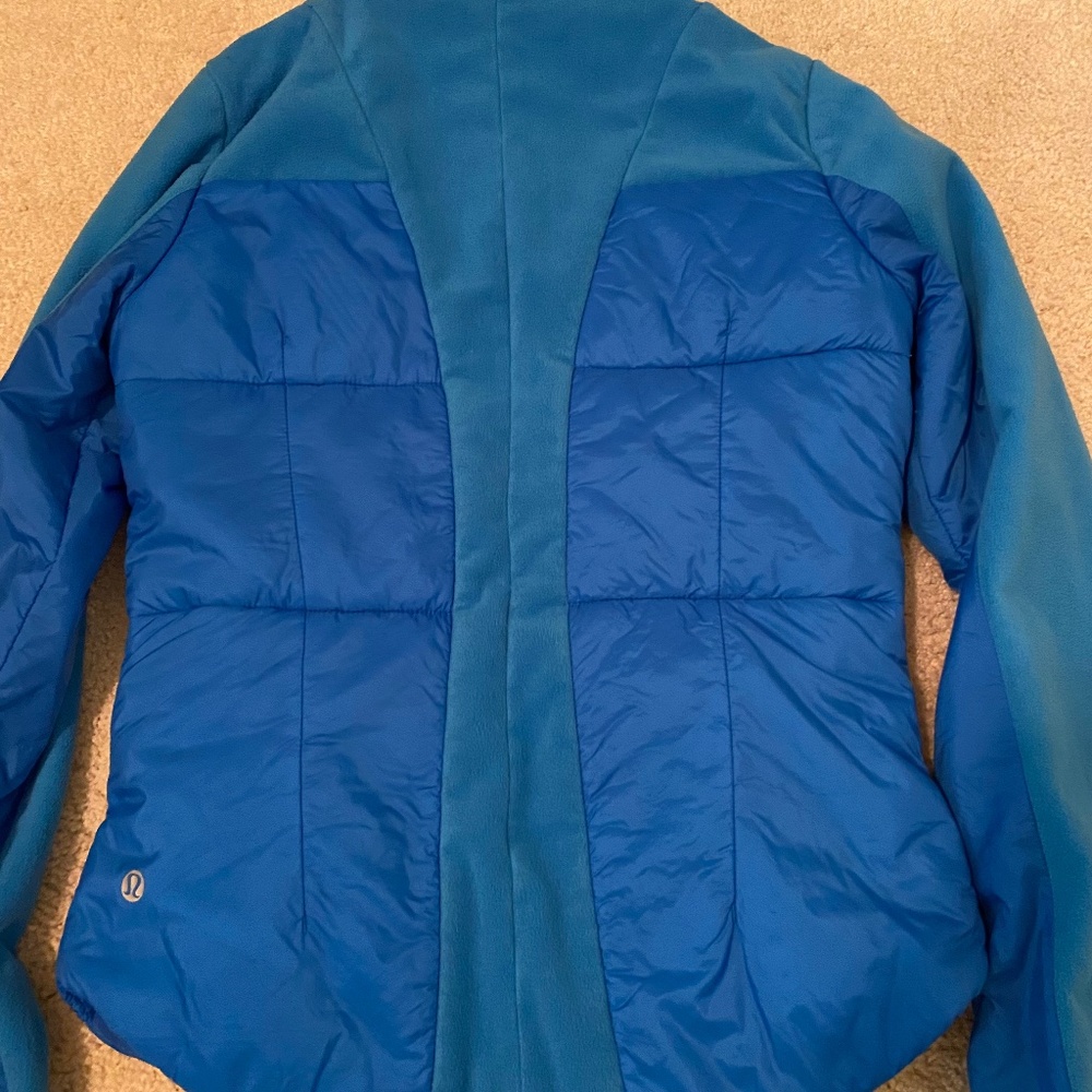 Lu Lu lemon blue zipped jacket